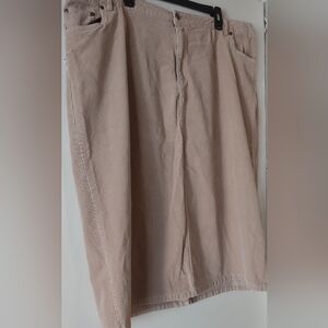 Woman Within 24W Corduroy Cotton Skirt